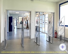 Barrière 5 antennes 4 passages
                          comptage caméra